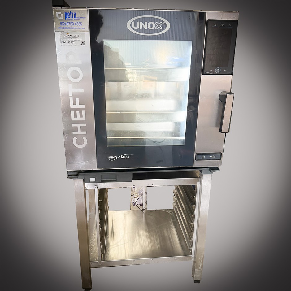 Unox Chef Top Gas 7 Tray Combi Oven On Stand