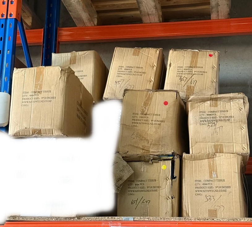 8 Boxes of EZ Compact Towel, Sachets & Tubes Pack (Product Size: 9" x 10")