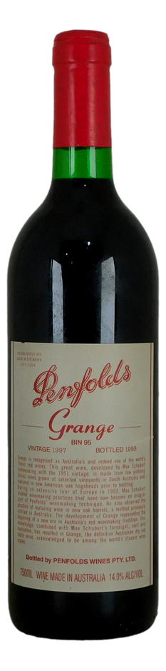 Penfolds Bin 95 Grange 1997 (1x 750mL), SA.