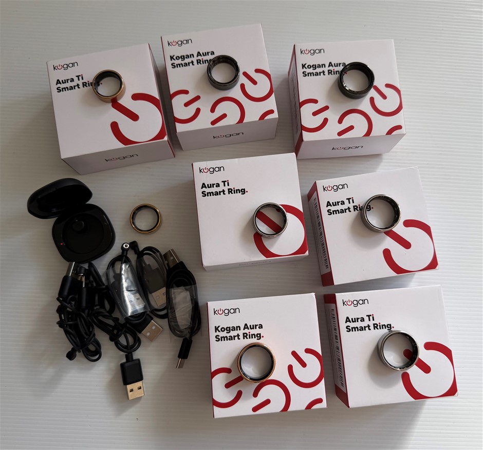 Kogan Aura Smart Rings Various Sizes - Lot of 8