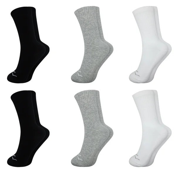 6 Pairs x LAZYPANTS Women's Premium Socks, Shoe Size 5-10, Cotton Blend, Bl