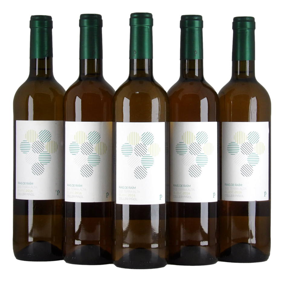 Celler Pinol Raig De Raim Terra Alta D.O Blanc 2016 (5x 750mL) Spain