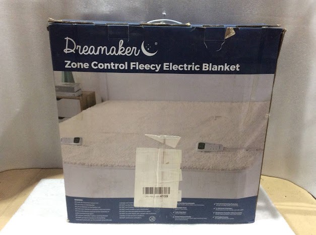 Dreamaker 9009836R Fleece Top Multizone Electric Blanket