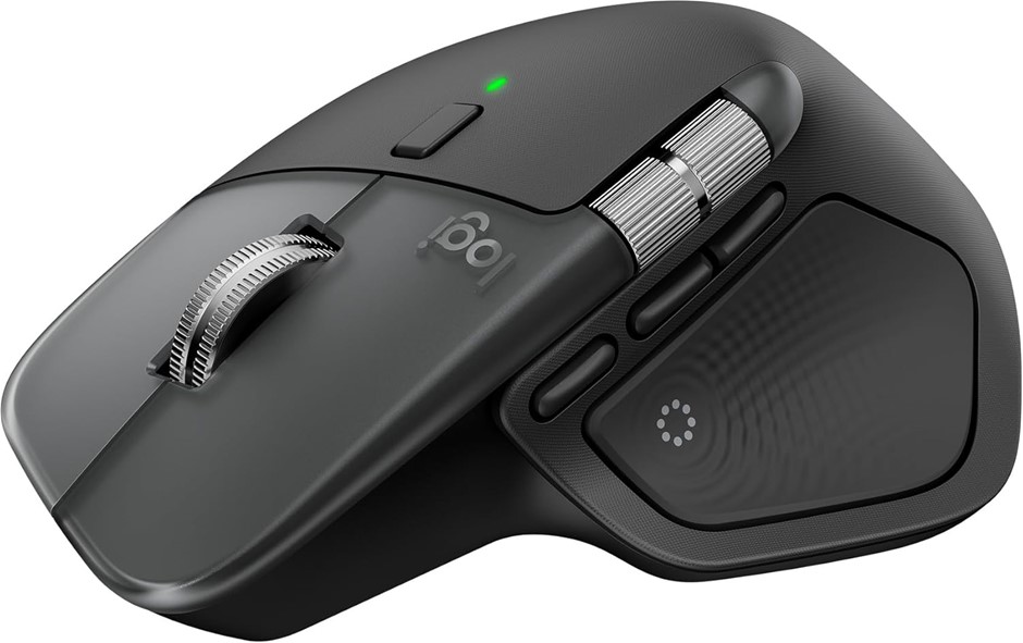 LOGITECH MX Master 4 for Mac, Ergonomic Bluetooth Mouse with Advanced Perfo