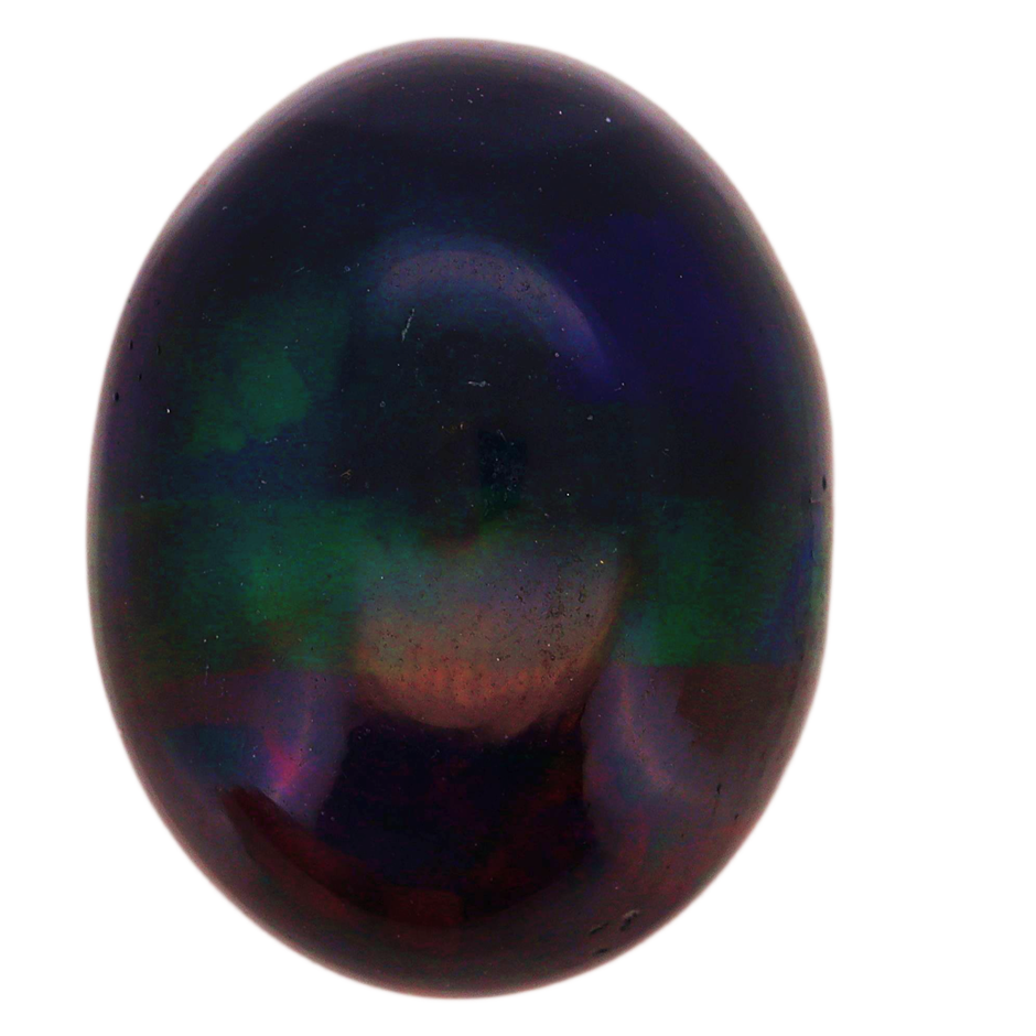 6.67 Carats Black Color-Play Opal