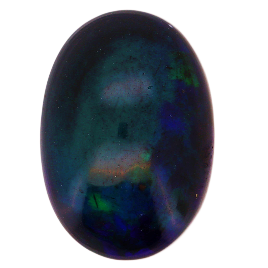 6.75 Carats Black Color-Play Opal
