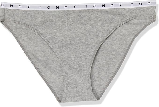 3 x TOMMY HILFIGER Bikini Underwears, Size L, Medium Grey Heather (PL3), UW