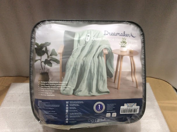 Dreamaker 9012083R Coral Fleece Heated Blanket (200x180cm)