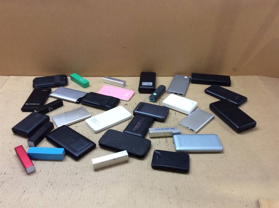 Mixed Brand Power Banks And Portable Chargers