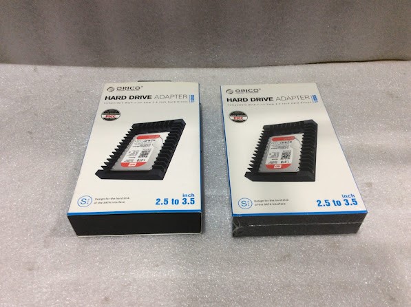 ORICO 2.5-inch to 3.5-inch Hard Drive Adapter - New (Lot of 2)