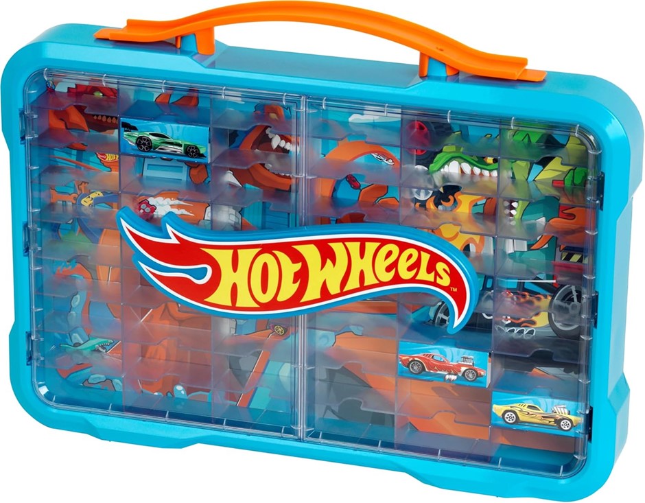 HOT WHEELS Collection Carry Case for 54 Cars with Illuminated Logo