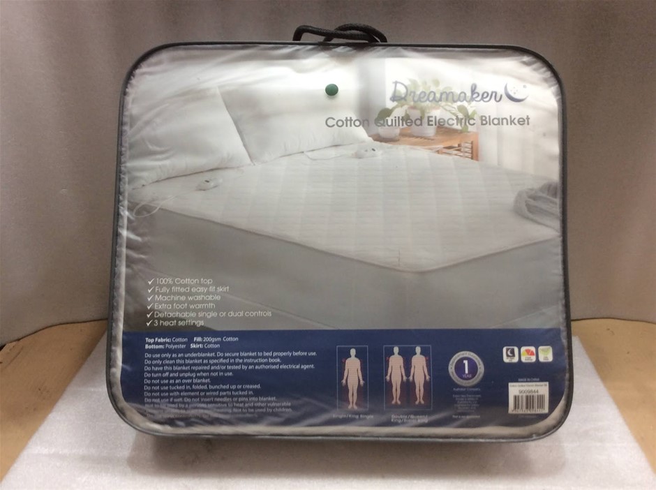 Dreamaker 9009844 Cotton Quilted Electric Blanket