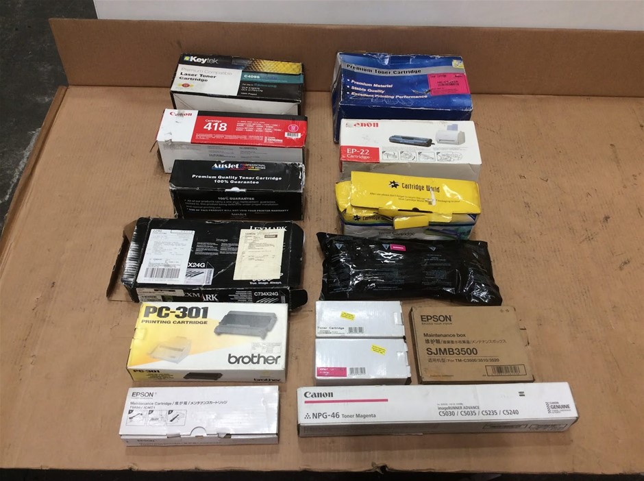 Canon, Lexmark & Keytek Toner Cartridges & Printer Maintenance-New Unboxing