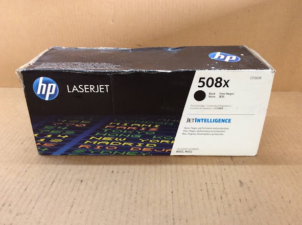 HP 508X CF360X Black Toner Cartridge New
