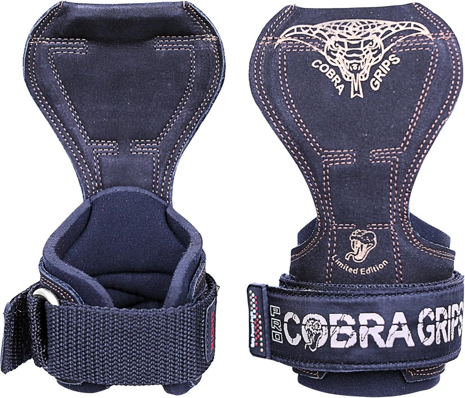 Cobra Grips Weight Lifting Gloves with Adjustable Neoprene Padded Wrist Wra