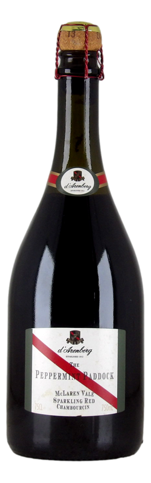 d'Arenberg Peppermint Paddock Sparkling Red Chambourcin NV (6x 750mL), SA.