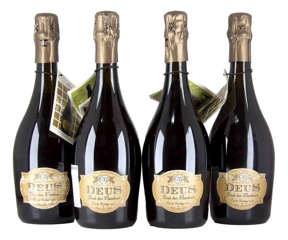 Deus Brut des Flandres Cuvee Prestige Beer Ale 2010 (4x 750mL), Belgium.