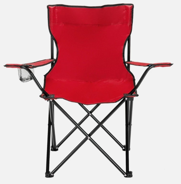 Folding Camping Chair for Adults, Folding Back Chair Portable for Outdoor,