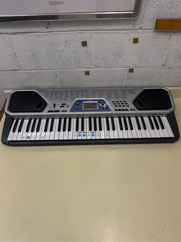 CASIO CTK-481 100 Song Bank Keyboard