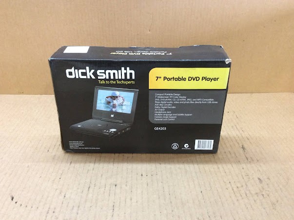 Dick Smith GE4203 7" Portable DVD Player - New Unboxing
