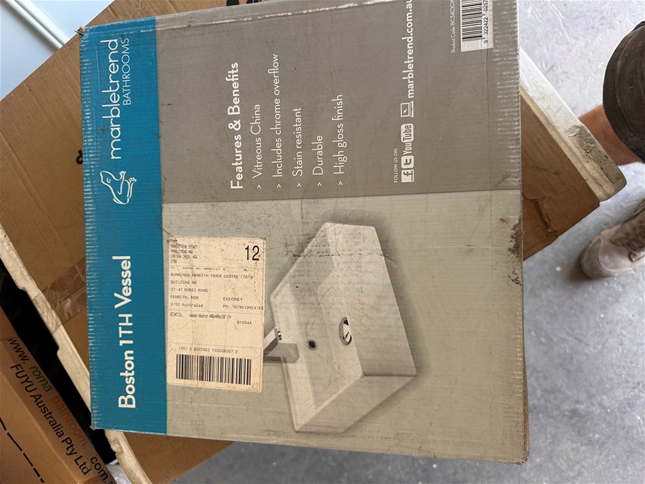 1 Tap Hole - 410w x 410d x 150h Vitreous China