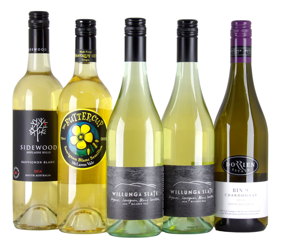 Mixed White Wine Pack (5x 750mL) SA