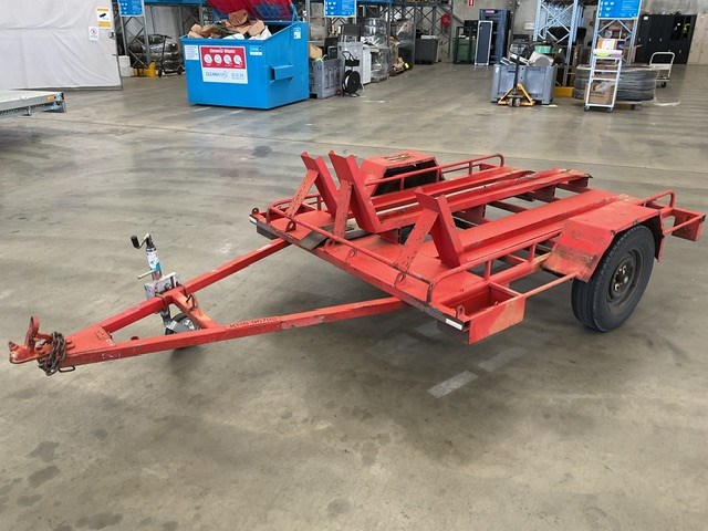 <p>Motor bike Single Box Trailer</p>