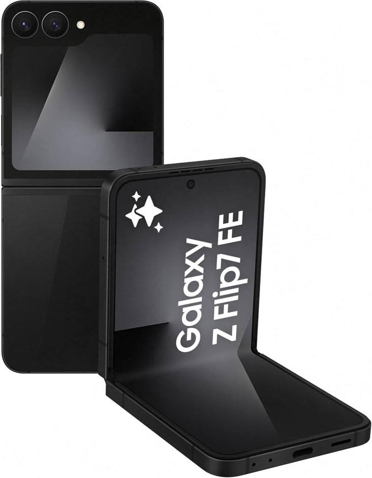 Samsung Galaxy Z Flip7 FE, 128GB Storage, 8GB Memory, 4000 mAh Battery. NB: