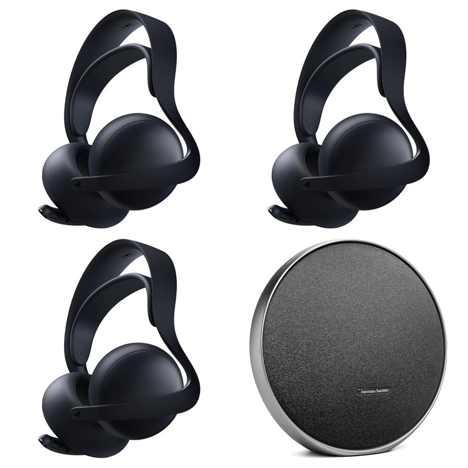 4 x Playstation Accessories. 3 x PLAYSTATION Pulse Elite Wireless Headset B