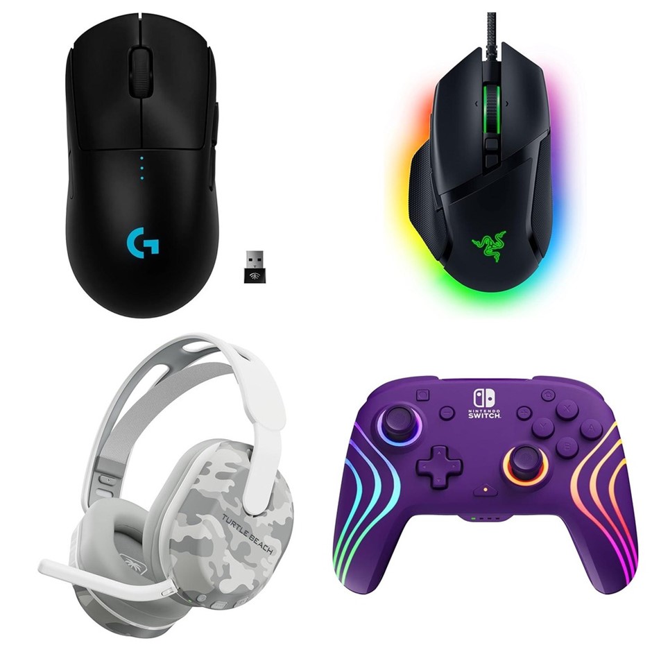 4 x Gaming Accessories. 1 x LOGITECH G Pro Wireless Gaming Mouse. 1 x RAZER