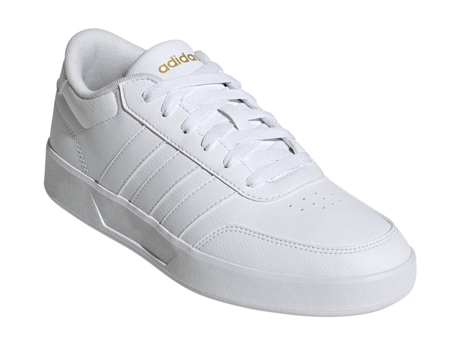 ADIDAS Women's Breaknet 3.0 Shoes, Size US7.5, CloudWhite/GoldMetallic, JQ5