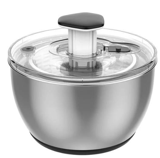MIU Stainless Steel Salad Spinner 6L. NB: Minor use.