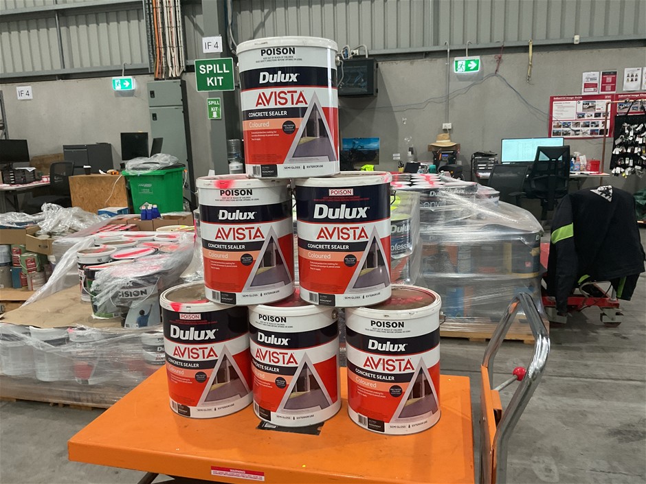 6 x Assorted 10Lt Tins of Paint