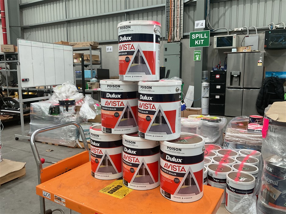 6 x Assorted 10Lt Tins of Paint