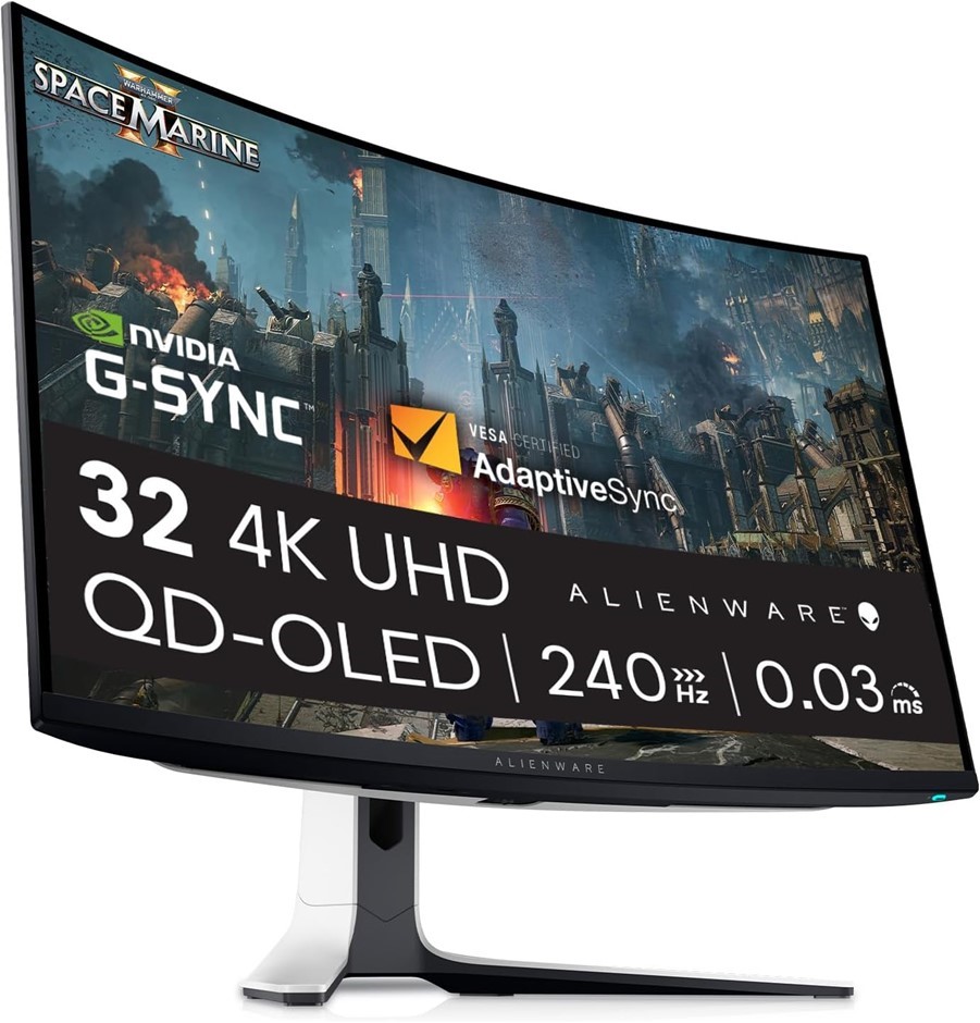 ALIENWARE AW3225QF Gaming Monitor 31.6-Inch 4K Ultra HD (3840x2160) 240Hz,