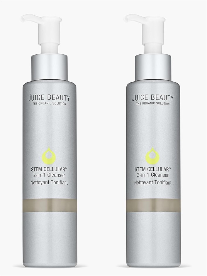 2 x JUICE BEAUTY Stem Cellular 2 in 1 Cleanser, 133 ml