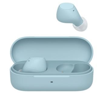 SONY Ultra Compact True Wireless Earbuds Blue WFC510. NB: minor use