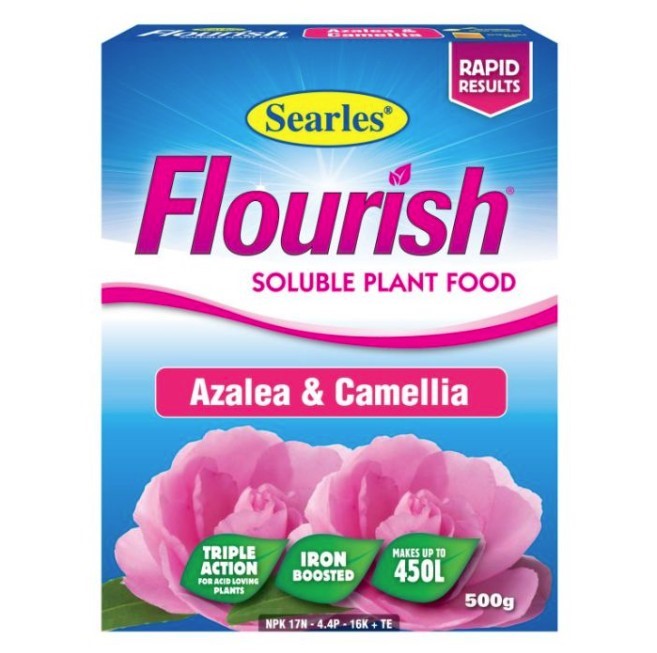 6 x FLOURISH Azalea & Camellia 500g Soluble Plant Food.