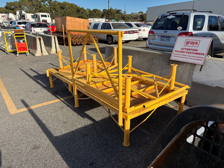 Yellow Work Platform To Suit Milling Machine