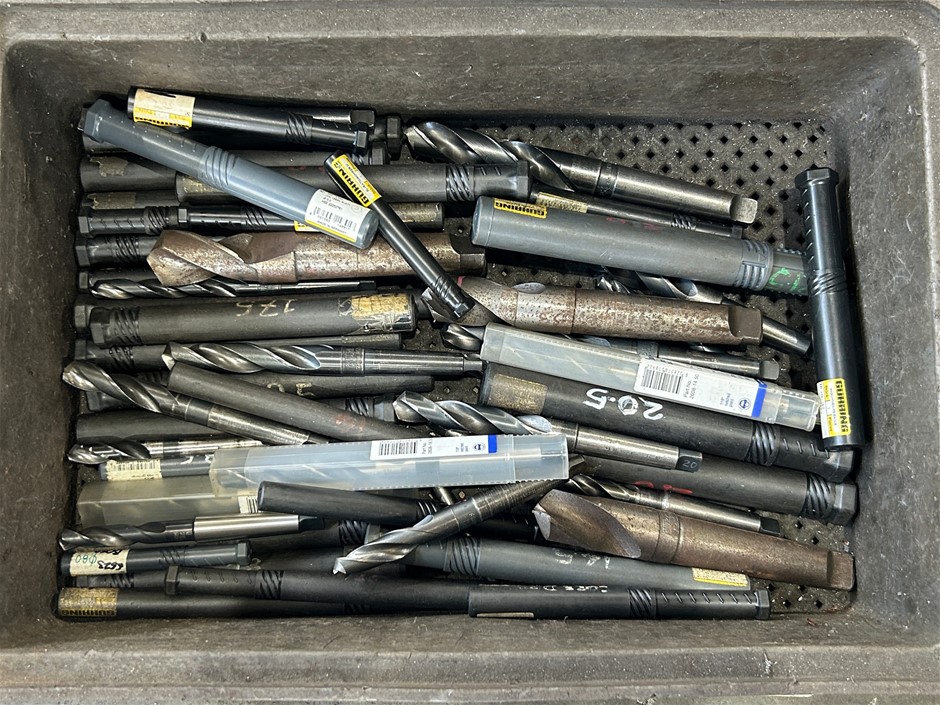 Crate of Assorted Drill Bits