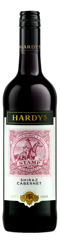 Hardys Stamp Shiraz Cabernet 2023 (12x 750mL) SA