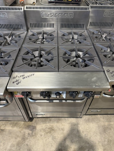 Goldstein 4 Burner Oven Range with Fan Forced Oven
