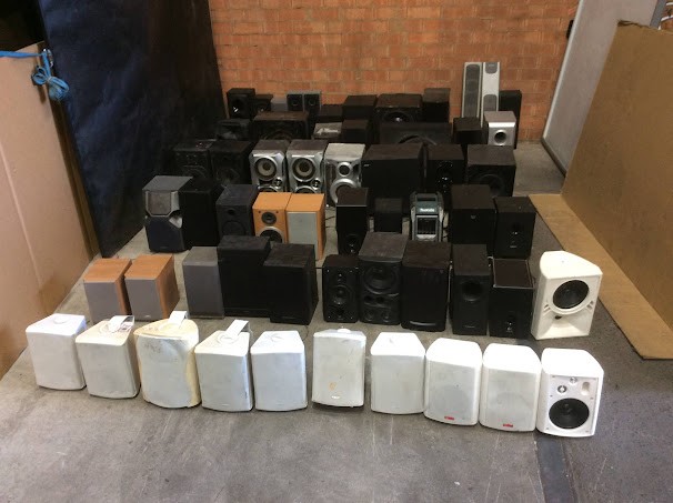 Sony/Logitech Mixed Brand and Model Speaker System