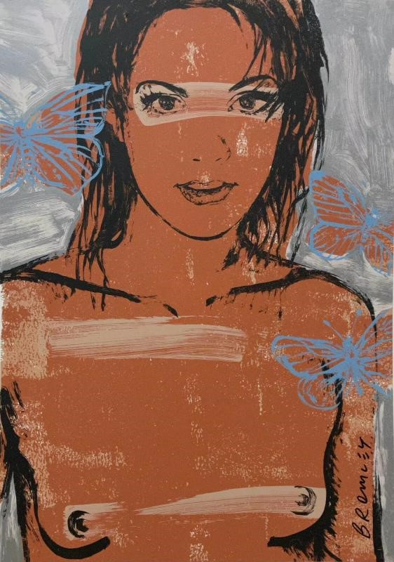 DAVID BROMLEY (1960 - ) Signed, Limited Edition Screenprint
