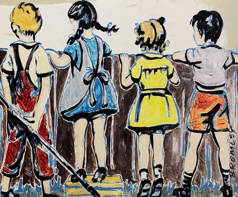 DAVID BROMLEY (1960 - ) - Over The Fence