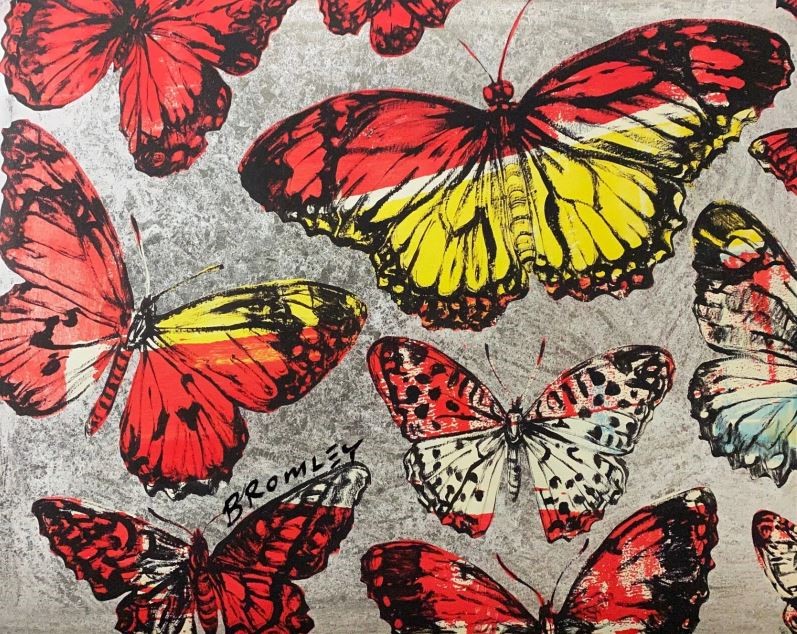 DAVID BROMLEY (1960 - ) - Silver Butterflies