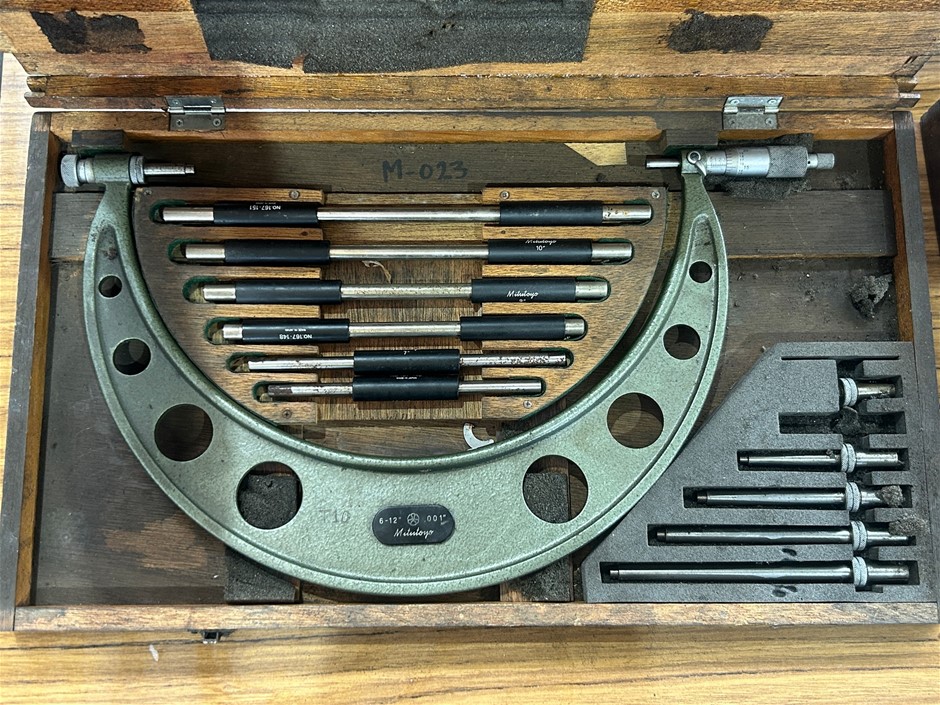 Mitutoyo 6 - 12 Inch Outside Micrometer