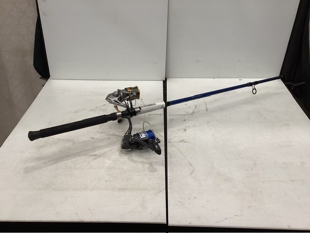 <p>Half Fishing Rod With 2 Fishing Reels </p>
