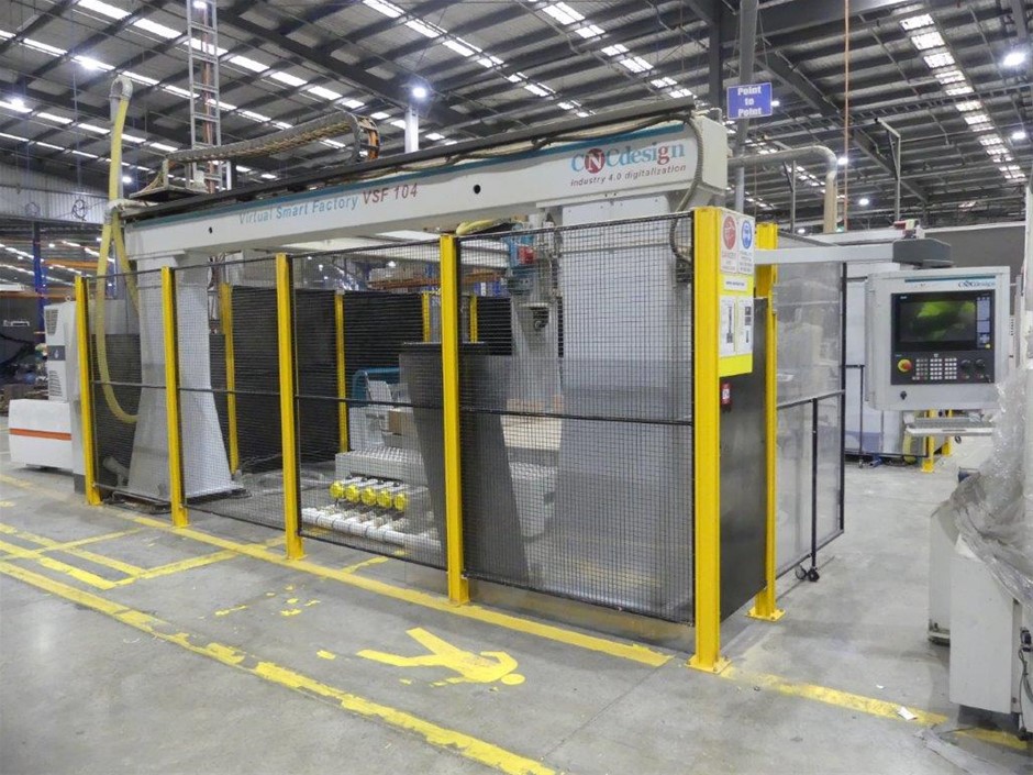 Virtual Smart Factory VSF 104 5 Axis CNC Automated Router