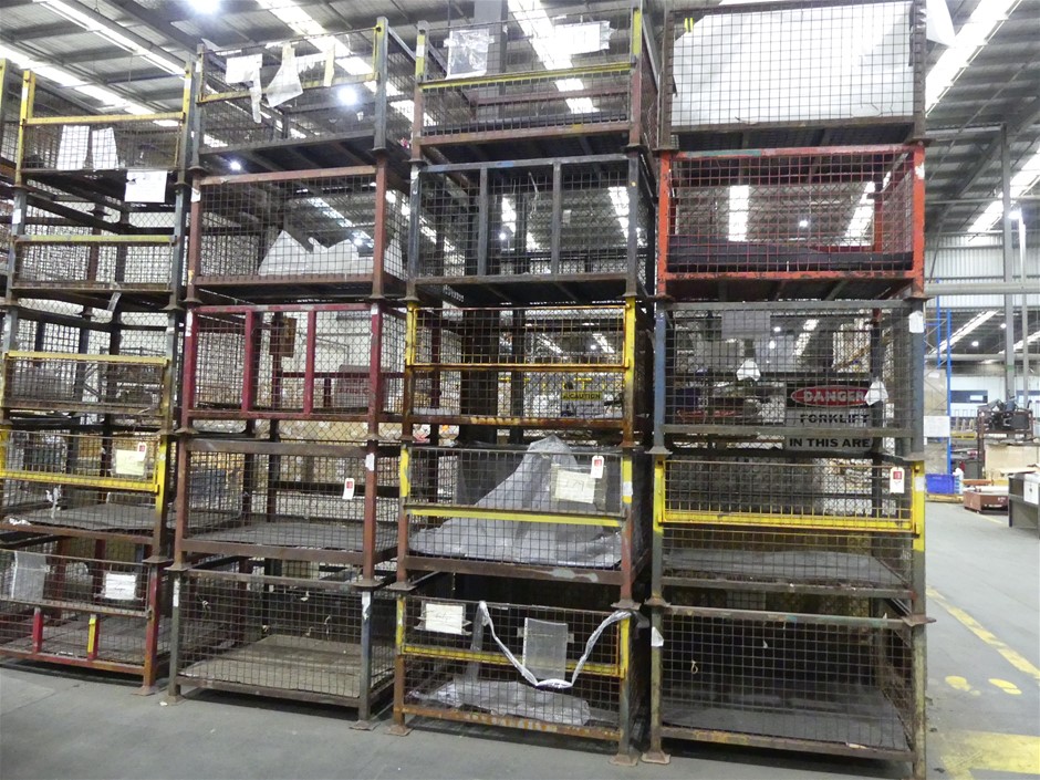 Stackable Steel Stillages (Qty 4)